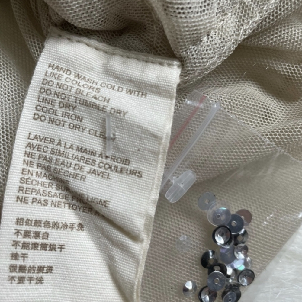 Let Me Be Sequin Tulle Ruffle Blouse - Anthropologie - Picture 7 of 9